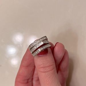 🍒3 for $30🍒 Asymmetrical Sterling Silver Ring